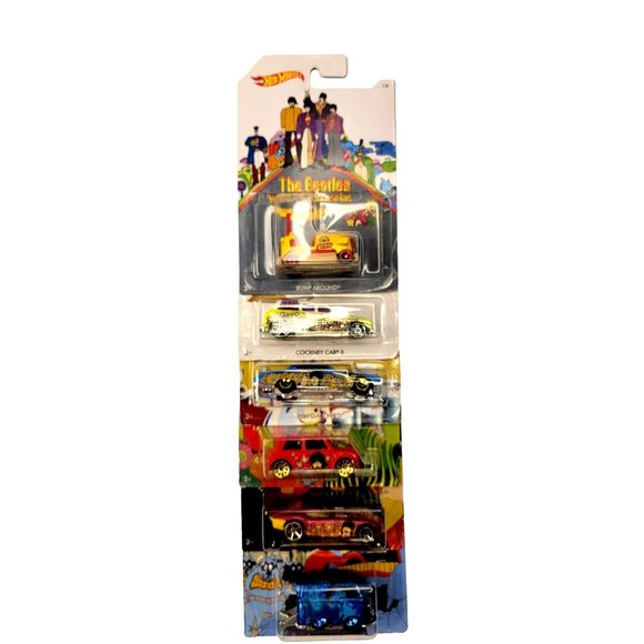 Hot Wheels Mattel THE BEATLES YELLOW SUBMARINE SERIES #1-6 Complete Set 2015 - Picture 1 of 13